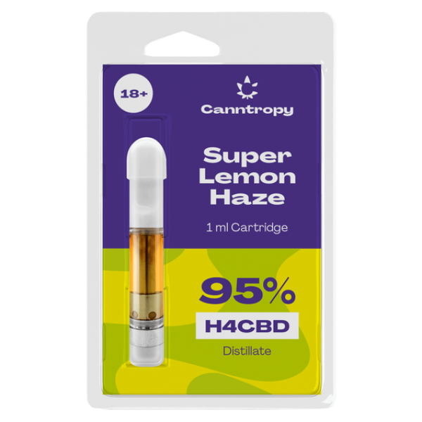 Canntropy H4CBD Cartridge Super Lemon Haze, 95 % H4CBD, ( 1 ml )